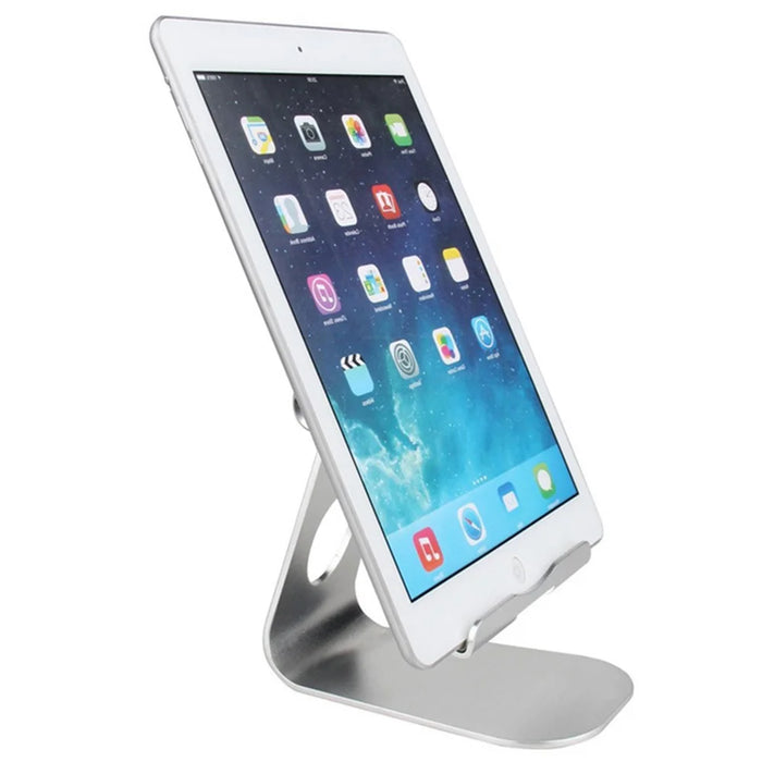 TP1 Universal Aluminum Alloy Adjustable Desktop Stand Phone Tablet Holder - Silver - 3