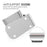 TP1 Universal Aluminum Alloy Adjustable Desktop Stand Phone Tablet Holder - Silver - 4