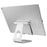 TP1 Universal Aluminum Alloy Adjustable Desktop Stand Phone Tablet Holder - Silver - 5