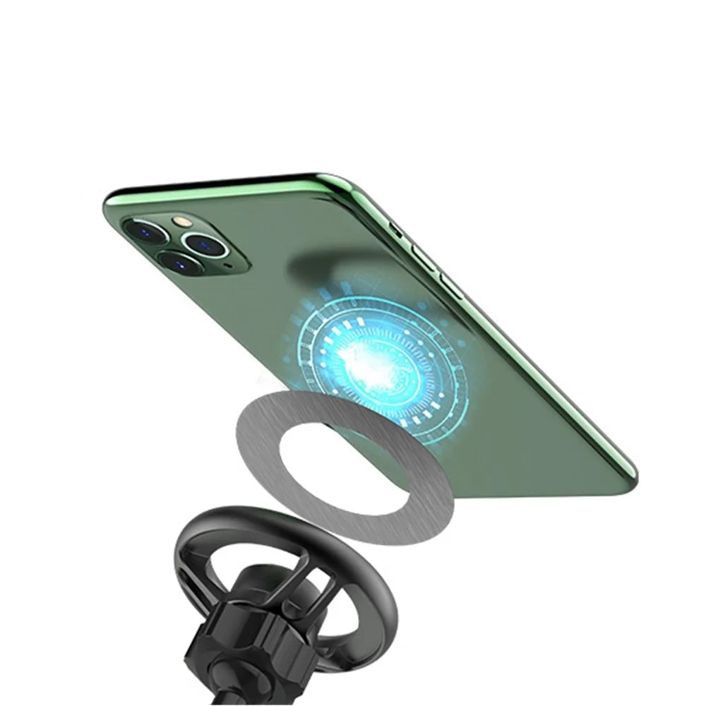 R-JUST HZ28 Magnetic Absorption Desktop Bracket 360 Degree Rotating Phone Holder Stand - 5