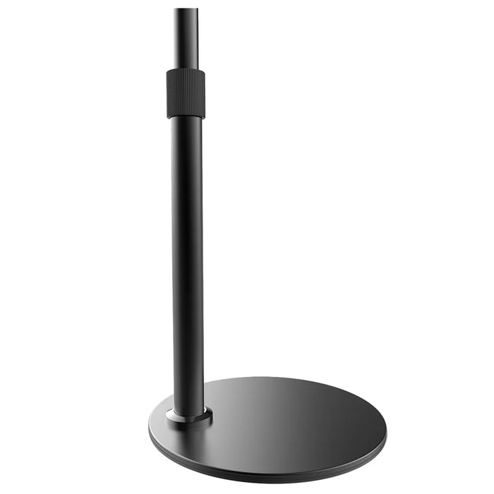 R-JUST HZ27 Retractable Phone Stand 360-Degree Rotating Metal Phone Holder Adjustable Round Base Tablet Stand - 7