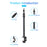 JMARY MT-49 Tabletop Light Stand Clip Stand Adjustable Clamp Desk Mount Light Stand with 1 / 4-inch Screw for LED Video Light / Ring Light - 4
