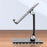 Adjustable Desktop Lazy Mobile Phone Tablet Holder Stand Metal Cellphone Tablet Bracket - Black - 2