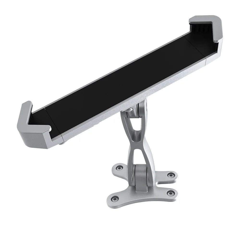 C120+H85A Aluminum Alloy 7-11inch Tablet Holder Bracket Wall Mount Anti-theft Tablet Stand with Security Lock and Key - 1