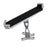 C120+H85A Aluminum Alloy 7-11inch Tablet Holder Bracket Wall Mount Anti-theft Tablet Stand with Security Lock and Key - 1