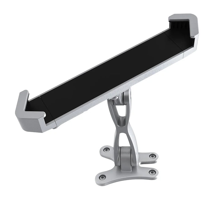 C120+H85A Aluminum Alloy 7-11inch Tablet Holder Bracket Wall Mount Anti-theft Tablet Stand with Security Lock and Key - 1