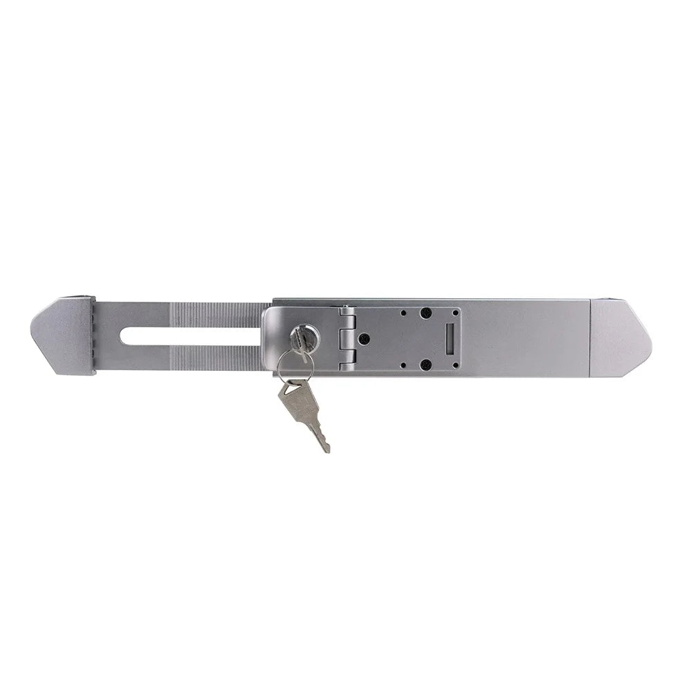 C120+H85A Aluminum Alloy 7-11inch Tablet Holder Bracket Wall Mount Anti-theft Tablet Stand with Security Lock and Key - 5