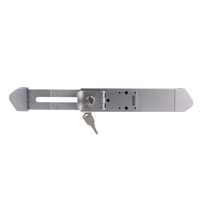 C120+H85A Aluminum Alloy 7-11inch Tablet Holder Bracket Wall Mount Anti-theft Tablet Stand with Security Lock and Key - 5