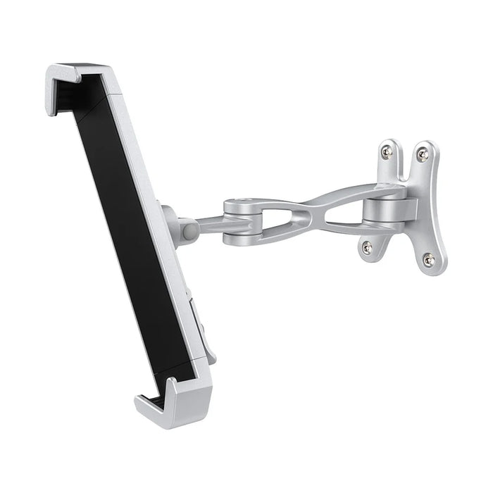 C120+H85A Aluminum Alloy 7-11inch Tablet Holder Bracket Wall Mount Anti-theft Tablet Stand with Security Lock and Key - 7