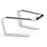 BONERUY P49 Desktop 11-15 Inch Notebook Computer Stand Portable Aluminum Alloy Fast Heat Dissipation Laptop Riser Holder - Silver - 1