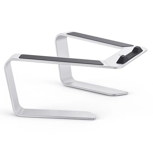 BONERUY P49 Desktop 11-15 Inch Notebook Computer Stand Portable Aluminum Alloy Fast Heat Dissipation Laptop Riser Holder - Silver - 1