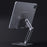 BONERUY P66 Foldable Tablet Stand Holder Aluminum Alloy Cell Phone Stand Desktop Mount Stand - Black - 3
