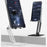 BONERUY P66 Foldable Tablet Stand Holder Aluminum Alloy Cell Phone Stand Desktop Mount Stand - Black - 7