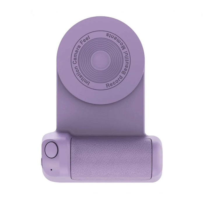 Magnetic Camera Handle Phone Desktop Bracket Bluetooth-compatible Phone Anti-shake Selfie Device Support Wireless Charging - Purple - 1