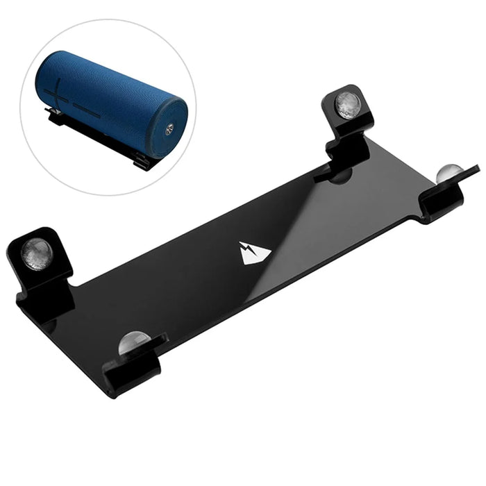 TXESIGN Acrylic Bluetooth-compatible Speaker Stand Holder Desk Display Stand Table Stand Holder for Cylindrical Speakers - Black - 1