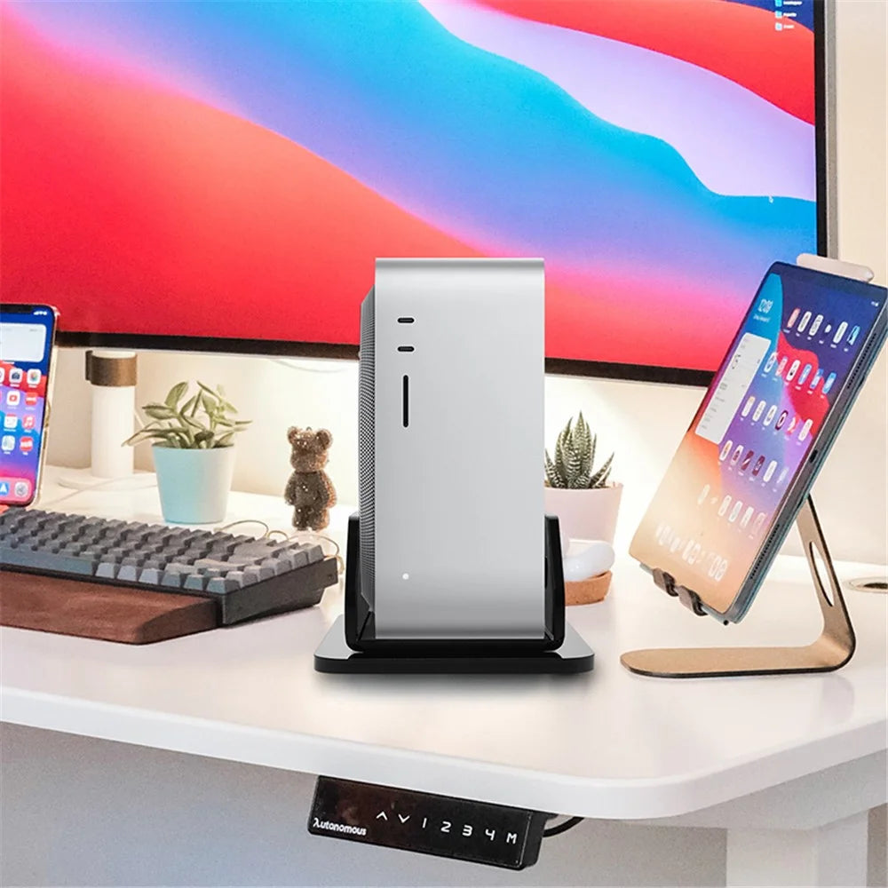 TXESIGN For Mac Studio Computer Desktop Holder Stand Thicken Acrylic Storage Rack - 4