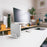 TXESIGN For Mac Mini Holder Stand Organizer Dock Vertical Stand Anti-Slip Desktop Computer Holder - 5
