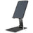 T15 Video Recording / Facetime Call Cell Phone Stand Angle Adjustable Folding Tablet Holder Bracket for Home Office - Black - 1