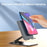 T15 Video Recording / Facetime Call Cell Phone Stand Angle Adjustable Folding Tablet Holder Bracket for Home Office - Black - 3