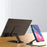 T15 Video Recording / Facetime Call Cell Phone Stand Angle Adjustable Folding Tablet Holder Bracket for Home Office - Black - 5