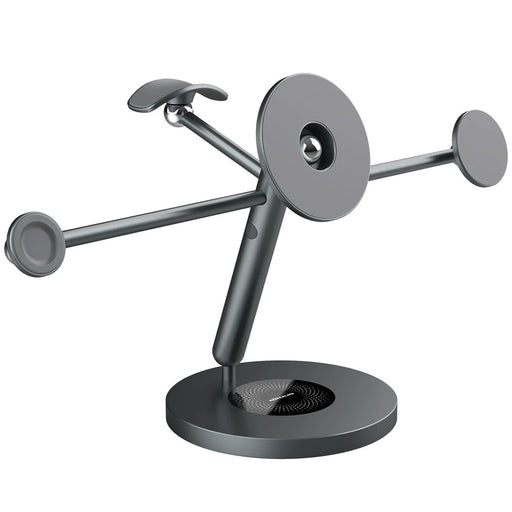 NILLKIN SnapBracnch Modular Devices Station Stand 360-Degree Rotating Magnetic Tablets Mount Mobile Phone Holder with Headset Module (All-in-One Version) - 1