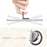 AHASTYLE ST11 Aluminum Alloy Foldable Ring Buckle Phone Holder Rotatable Cellphone Kickstand - Dark Grey - 3