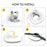 AHASTYLE PT126 For Apple Watch Charging Stand Foldable Smartwatch Charger Holder Charging Dock - White - 5