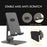 AHASTYLE ST01 Foldable Aluminum Alloy Phone Holder Stand Desktop Dual Shaft Adjustable Bracket - Black - 3
