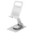 Folding Phone Bracket 360 Degree Rotation Angle Adjustable Desktop Tablet Holder - Silver - 1