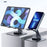 Folding Phone Bracket 360 Degree Rotation Angle Adjustable Desktop Tablet Holder - Silver - 2
