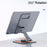 Folding Phone Bracket 360 Degree Rotation Angle Adjustable Desktop Tablet Holder - Silver - 5