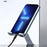 Folding Phone Bracket 360 Degree Rotation Angle Adjustable Desktop Tablet Holder - Silver - 6
