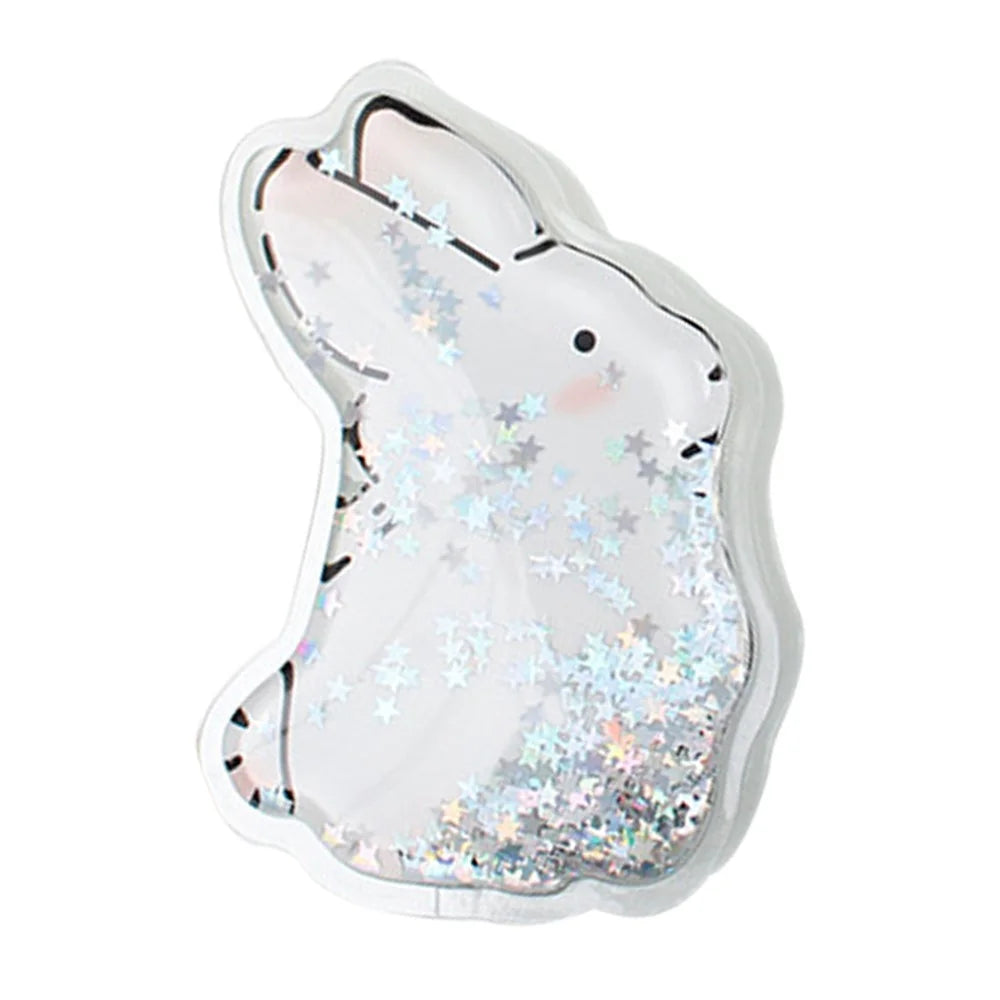 Quicksand Rabbit Air Bag Phone Holder Adhesive Anti-drop Cellphone Decorative Kickstand - 1