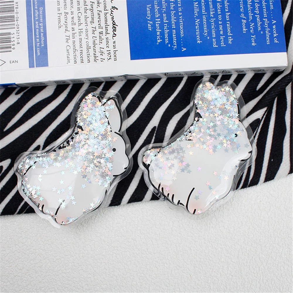 Quicksand Rabbit Air Bag Phone Holder Adhesive Anti-drop Cellphone Decorative Kickstand - 6