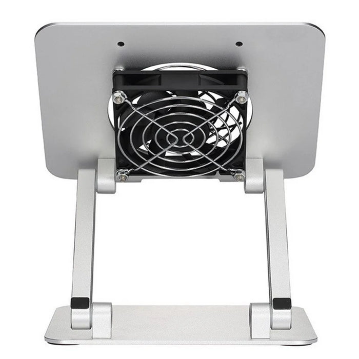 D56-4 Aluminum Alloy Tablet Stand with Cooling Fan for iPad Foldable Desktop Bracket - 7