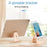 Z4A Large Size Adjustable Desktop Bracket Lazy Mobile Phone Tablet Holder Aluminum Alloy Stand - Gold - 2