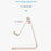 Z4A Large Size Adjustable Desktop Bracket Lazy Mobile Phone Tablet Holder Aluminum Alloy Stand - Gold - 6