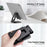 AS007 Foldable Smartphone Stand Holder Aluminum Alloy Cell Phone Stand Desktop Mount Bracket - Black - 4