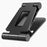 AS007 Foldable Smartphone Stand Holder Aluminum Alloy Cell Phone Stand Desktop Mount Bracket - Black - 7