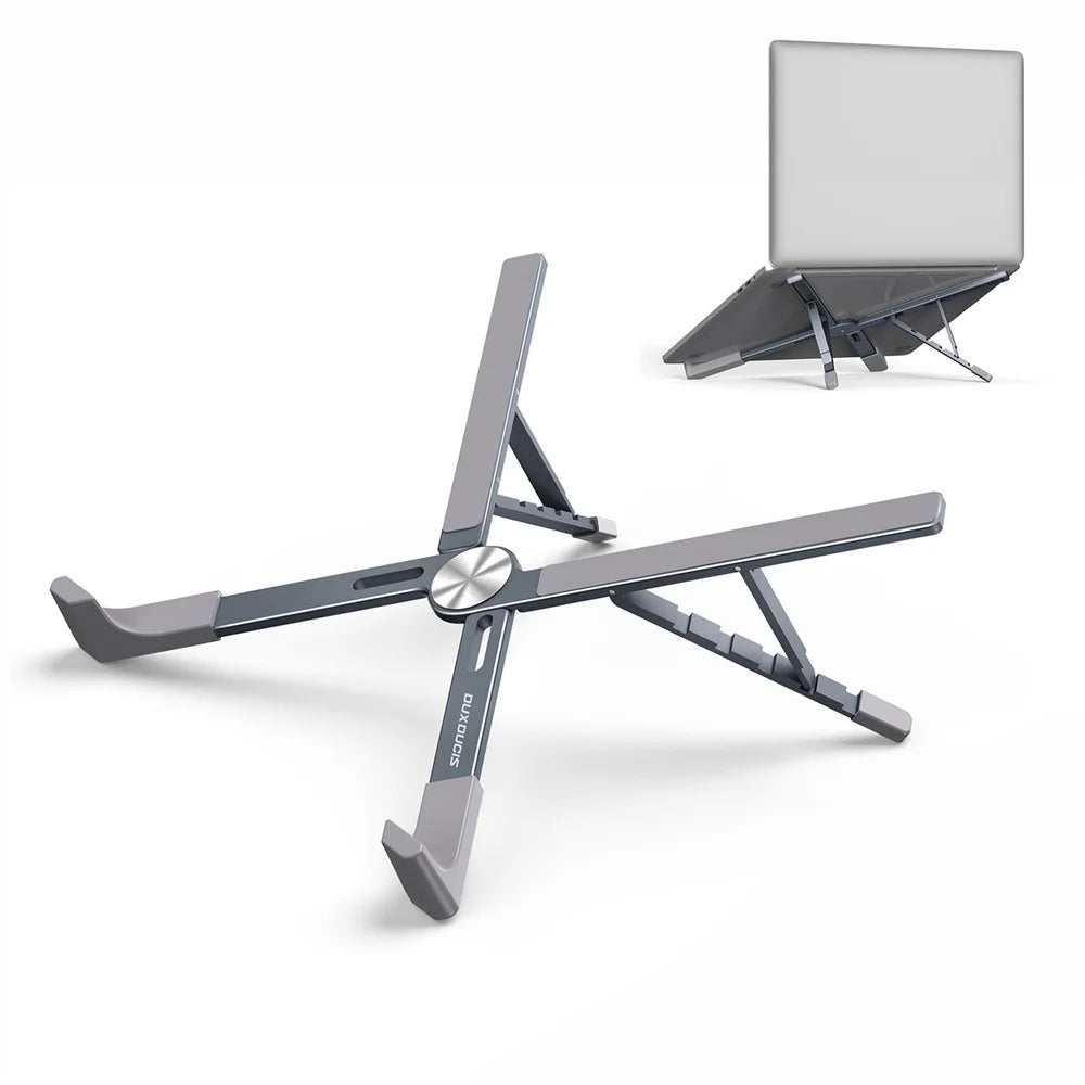 DUX DUCIS X-shaped Foldable Laptop Stand Height Adjustable Notebook Riser Cooling Bracket - 1