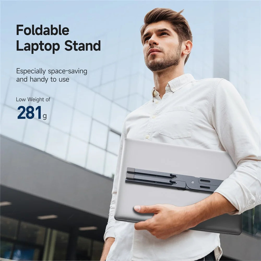 DUX DUCIS X-shaped Foldable Laptop Stand Height Adjustable Notebook Riser Cooling Bracket - 5