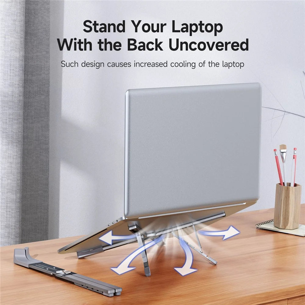 DUX DUCIS X-shaped Foldable Laptop Stand Height Adjustable Notebook Riser Cooling Bracket - 7