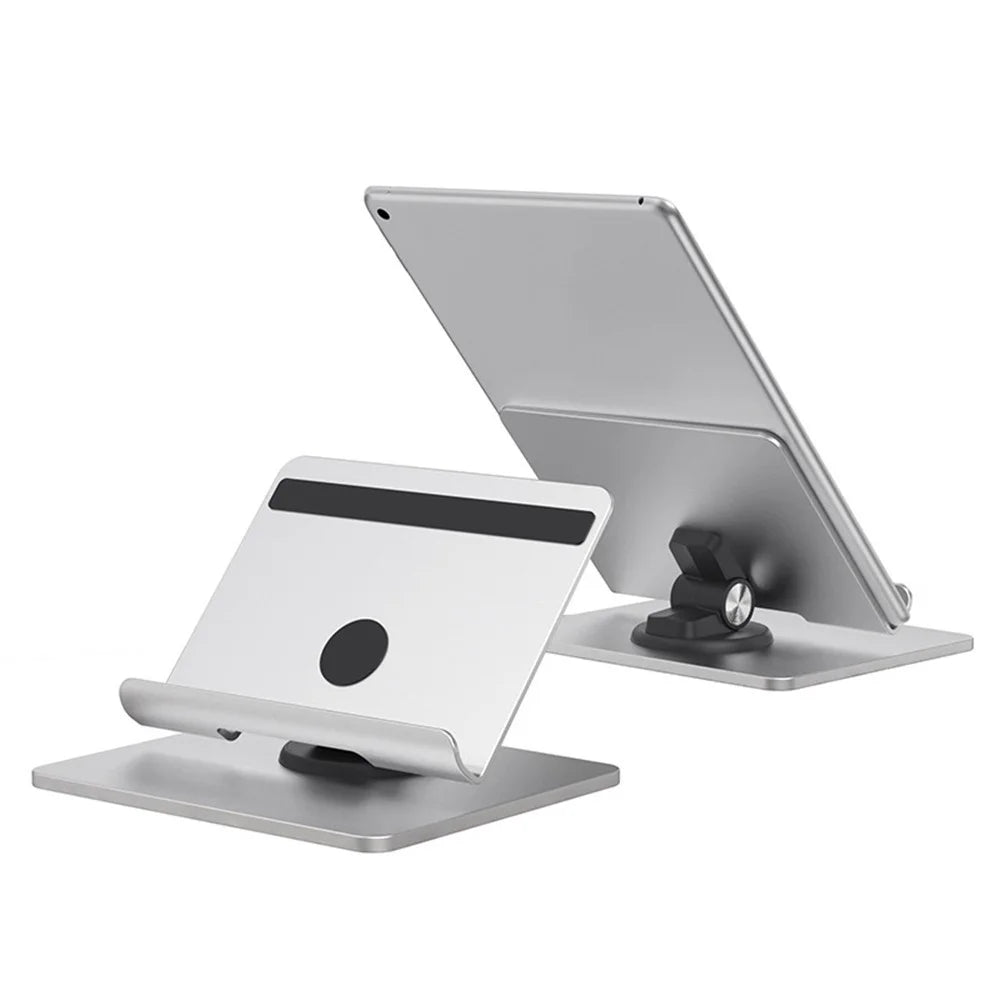 TM08 Foldable Aluminum Alloy Tablet Holder Stand Lazy Desktop Adjustable Phone Tablet Bracket - 2