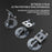 Tablet Stand 360-degree Rotating Aluminum Alloy Desktop Holder Foldable Mobile Phone Stand Adjustable Tablet Mount - Grey - 4