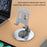 Tablet Stand 360-degree Rotating Aluminum Alloy Desktop Holder Foldable Mobile Phone Stand Adjustable Tablet Mount - Grey - 5
