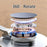 Tablet Stand 360-degree Rotating Aluminum Alloy Desktop Holder Foldable Mobile Phone Stand Adjustable Tablet Mount - Grey - 7