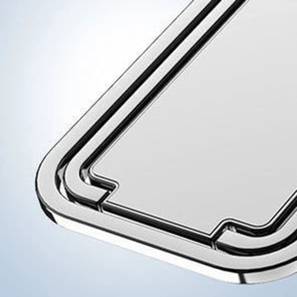 360 Degree Rotation Bracket for Mobile Phone  /  Tablet Zinc Alloy Finger Ring Foldable Kickstand - Silver - 4