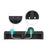 AHASTYLE PT55 2 in 1 Charging Dock Bracket for AirPods / iPhone Silicone Stand Holder - Black - 6