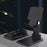 CCT14 Lifting Folding Phone Holder Portable Multi-Angle Adjustable Phone Stand for iPhone, Samsung, Huawei - Black - 2