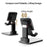 CCT14 Lifting Folding Phone Holder Portable Multi-Angle Adjustable Phone Stand for iPhone, Samsung, Huawei - Black - 3